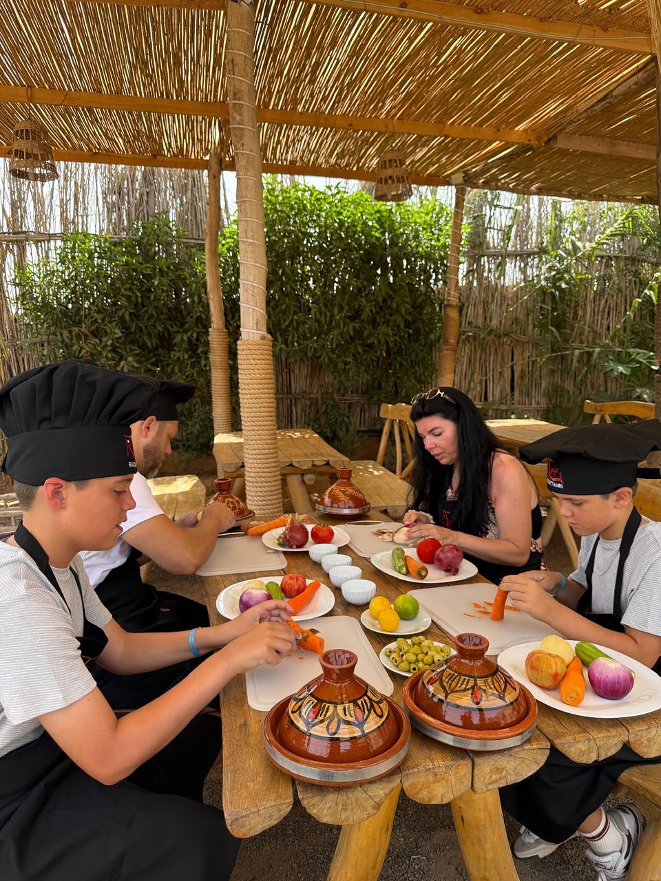 Moroccan cooking class final meal